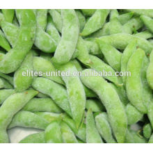 frozen soybeans in pods